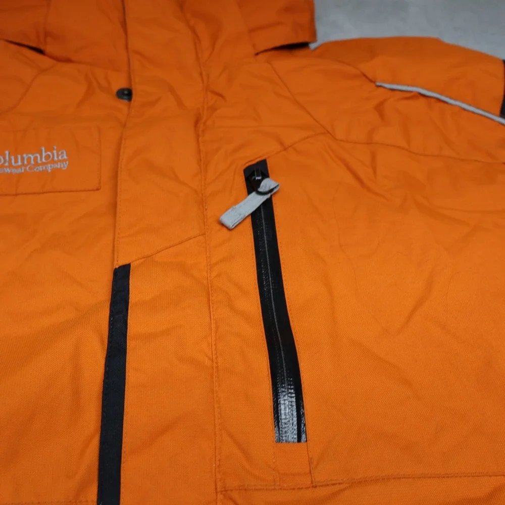 Columbia Jacket‎ Youth 18/20 Orange Waterproof Insulated Wind Rain Snow Winter